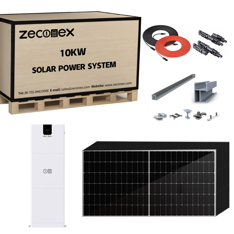 Zeconex 10kw solar power system kit